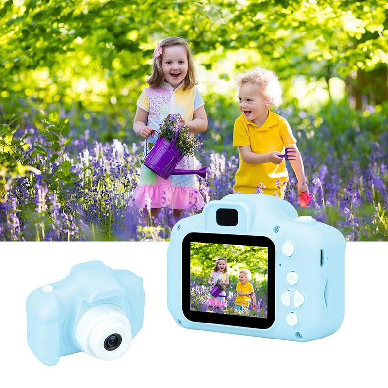 Kids Camera Toys Mini HD Digital Video Selfie Cameras Portable Outdoor Photography Educational Toy for Children Christmas Gifts