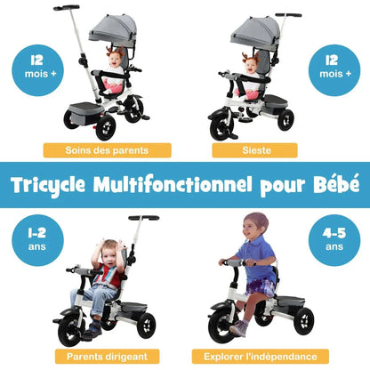 Triciclo Evolutivo 4 em 1 para Bebê