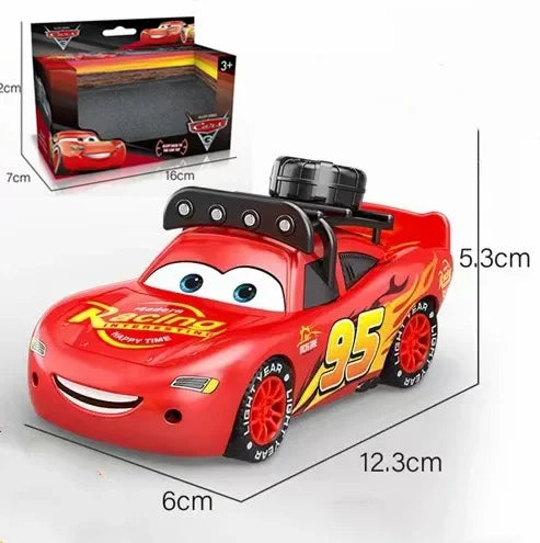 Pixar Cars 3 Electric Toy Car Lightning Mcqueen Four Channel Cross-Country Remote Control Car Model Toys for Children Gif