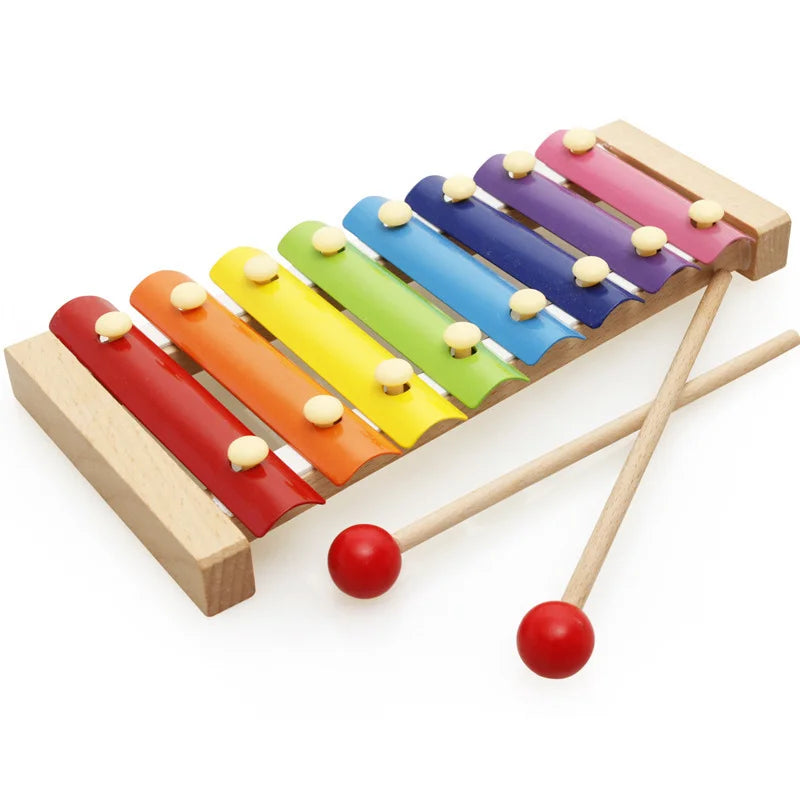 Montessori Wooden Toys Baby Educational Toy Childhood Learning Kids Baby Colorful Wooden Blocks for Children Christmas Gift