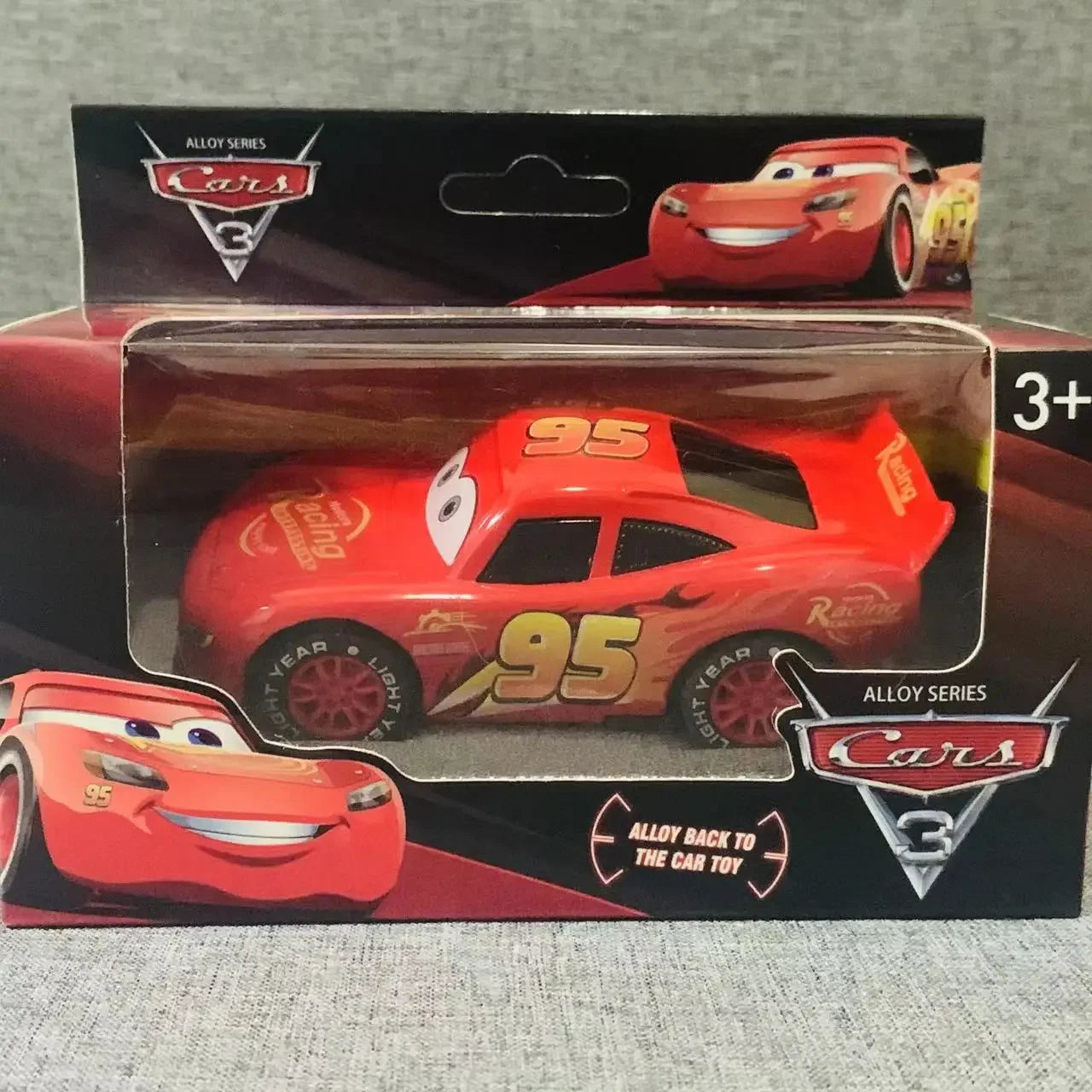 Pixar Cars 3 Electric Toy Car Lightning Mcqueen Four Channel Cross-Country Remote Control Car Model Toys for Children Gif