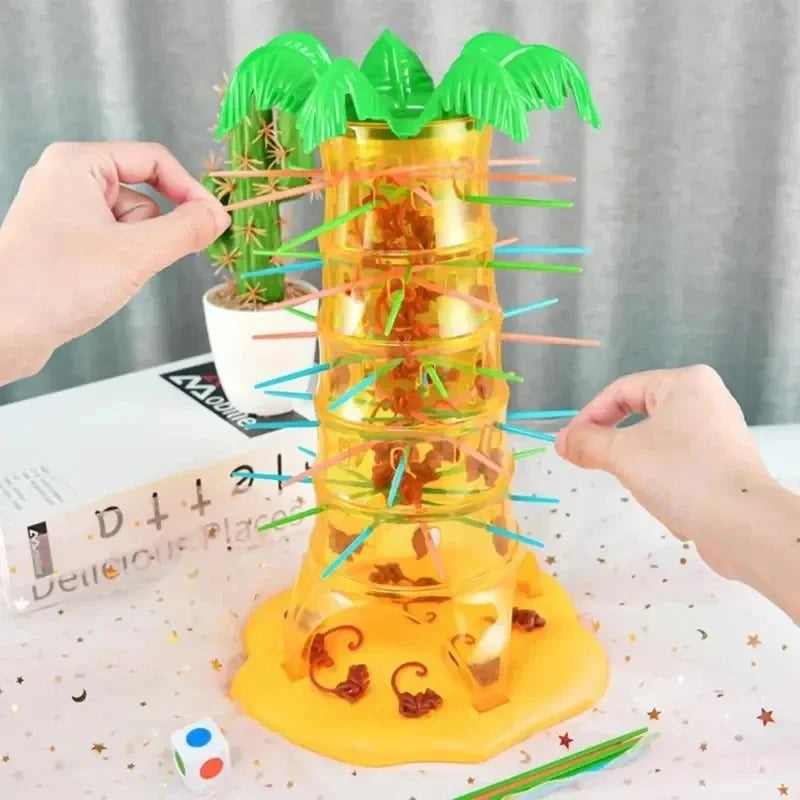 Monkey Climbing Tree Game Toy Children Interesting Intelligence Toys Climbing Desktop Game Party Game Funny Toys for Kids