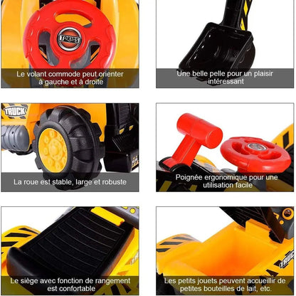 Excavatrice Tracteur Jouet - Les tout petits d&