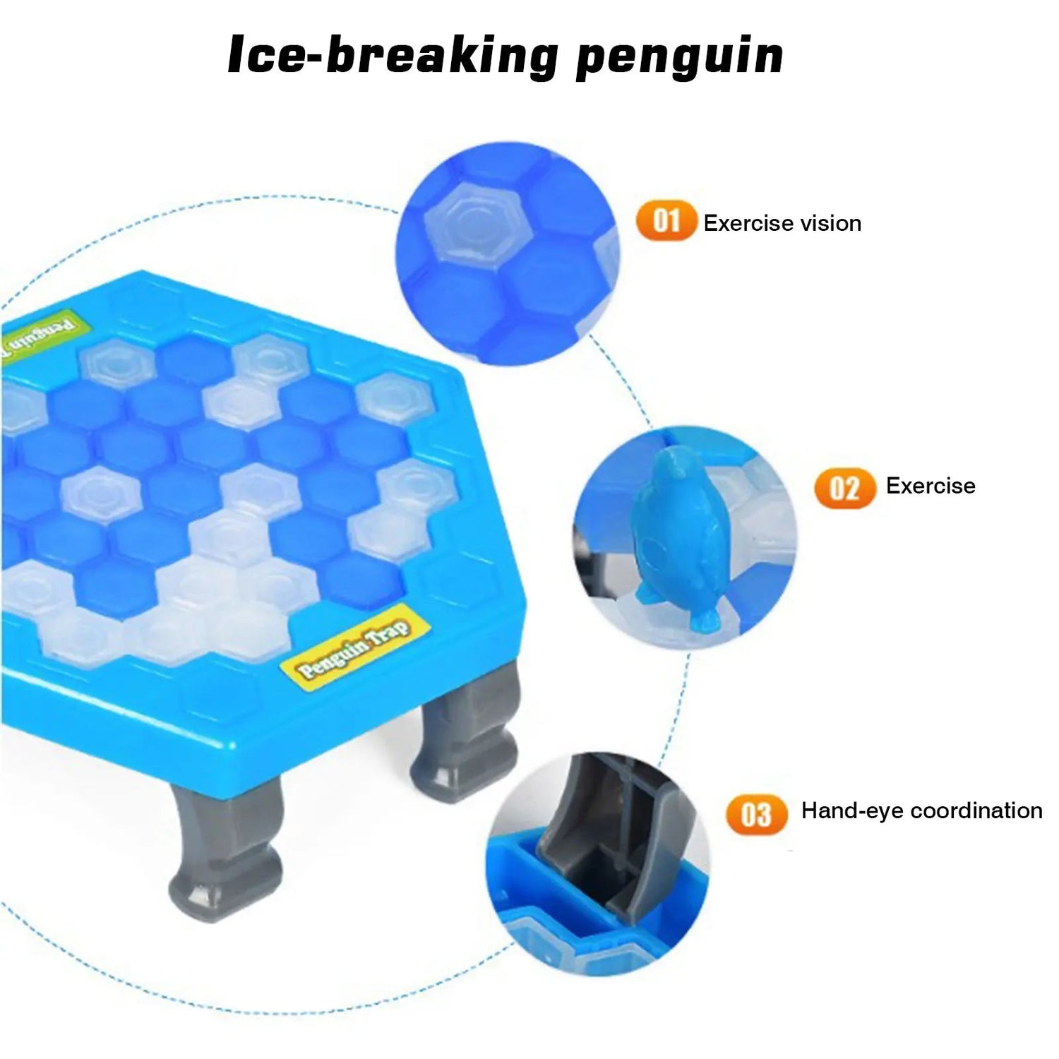 Funny Penguin Trap Board Game Dont Break the Ice Game Toys for Children Adults Interactive Christmas Birthday Party Game Toys - Les tout petits d&