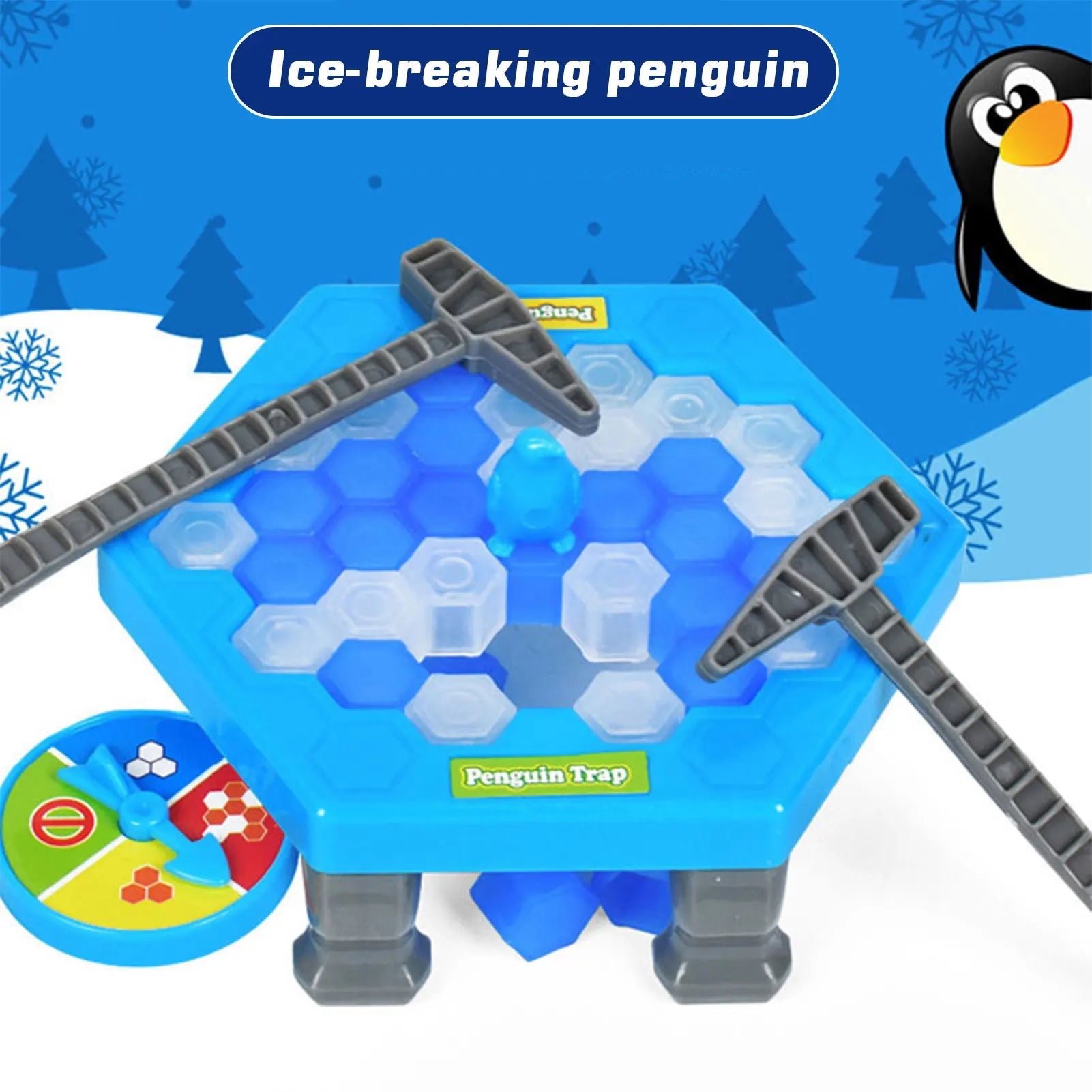 Funny Penguin Trap Board Game Dont Break the Ice Game Toys for Children Adults Interactive Christmas Birthday Party Game Toys - Les tout petits d&