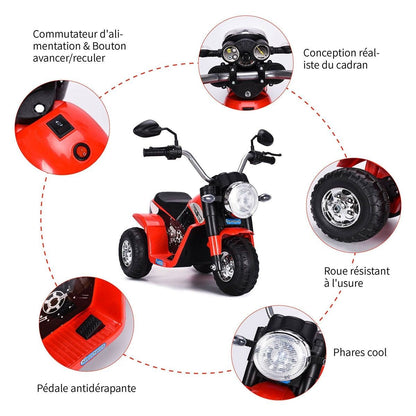 Moto Électrique Enfant 6V - Les tout petits d&